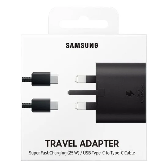 Travel Adapter 25W Usb-C To Usb-C Samsung - Black